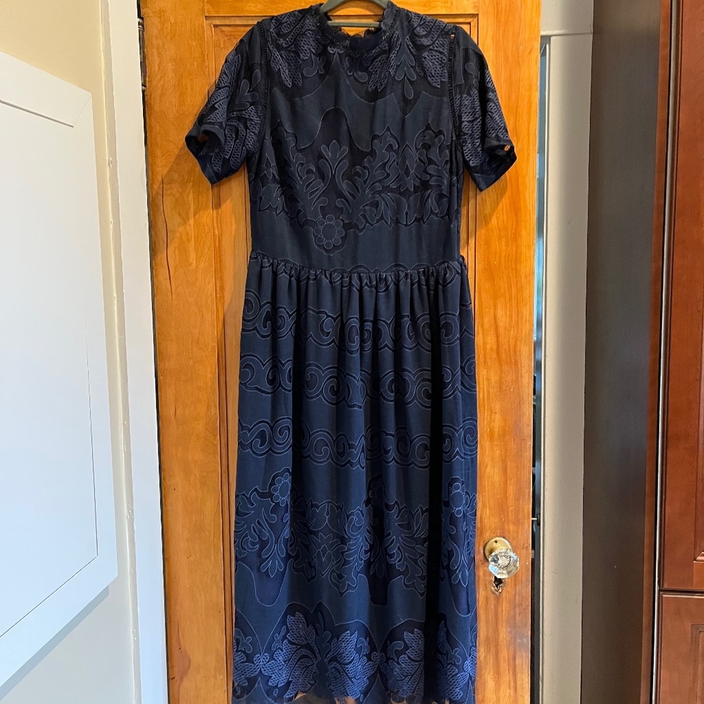 Navy Blue Lace dress
